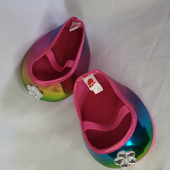 Build a bear Rainbow Crystal flower shoes good condition - Picture 6 of 8